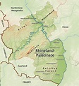 Rhineland-Palatinate Physical Map