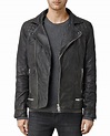 ALLSAINTS Conroy Leather Biker Jacket Men - Coats & Jackets - Leather ...