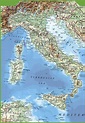 Large physical map of Italy | Map of italy cities, Italy map, Italy ...