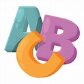 School abc icon cartoon vector. Alphabet font 14339905 Vector Art at ...