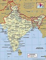 Map of India and geographical facts, Where India is on the world map ...