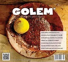 the cover of golem magazine with a lemon on it's plate and an article ...