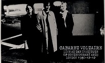 WET DREAMS: CABARET VOLTAIRE - LIVE AT THE INSTITUTE OF CONTEMPORARY ...