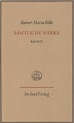Sämtliche Werke in sieben Bänden. Buch von Rainer Maria Rilke (Insel ...