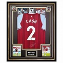 Signed Matty Cash Shirt Framed - Aston Villa Icon Jersey