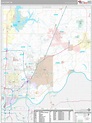 Clay County, MO Wall Map Premium Style by MarketMAPS - MapSales