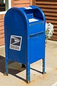 Blue US Mailbox Free Stock Photo - Public Domain Pictures