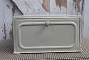 Vintage Metal Bread Box Upcycled Farmhouse Rustic Kitchen - Etsy ...