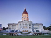The Kansas State Capitol after recent renovations. Topeka, Kansas ...
