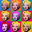 Reproduction du tableau Marilyn Monroe (Warhol)