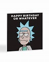 Rick y Morty Feliz cumpleaños o cualquier tarjeta de | Etsy