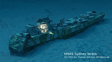 The Wreck of HMAS Sydney - Rendered by Thomas Schmid : r/ShipwreckPorn