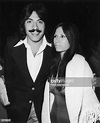 American singer Tony Orlando poses with his wife Elaine at a party ...