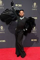 Billy Porter Walks the 2021 Emmys Red Carpet in Black Wings