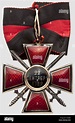 Orden de San Vladimir, 2 ª clase de Cruz con Esadas, Rusia, alrededor ...