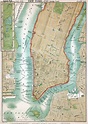 Old detailed map of Manhattan. Manhattan old detailed map | Vidiani.com ...