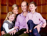 El Príncipe Eduardo con Sophie Rhys-Jones y sus hijos con motivo de su ...