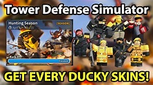 ALL Ducky Skins in TDS! | Tower Defense Simulator (New Update!) - YouTube
