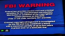 Anchor Bay FBI Warning Screen - YouTube