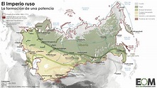 El mapa de la formación del Imperio ruso - Mapas de El Orden Mundial - EOM