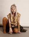 HD wallpaper: Aurora Aksnes, music, sitting, portrait, looking at ...