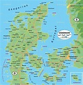 map denmark | Denmark map, Map, Denmark