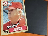 Whitey Herzog #243 Prices | 1987 Topps | Baseball Cards