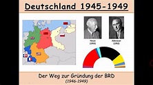 Der Weg zur Gründung der Bundesrepublik Deutschland 1946-1949 ...
