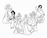 45+ Dibujos De Princesas Para Colorear Image - Maqui