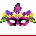 Ponto 25 - Máscara de carnaval para o rosto