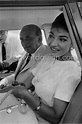 Maria Callas and her husband Giovanni Battista Meneghini. Monaco harbor ...