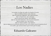 Los nadies -Eduardo Galeano
