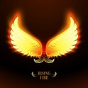 Bright glowing fire angel wings 460040 Vector Art at Vecteezy