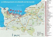 Large Normandy Maps for Free Download and Print | High-Resolution and ...