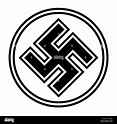 El símbolo Nazi ison utilizado en la Segunda Guerra Mundial Imagen Vector de stock - Alamy