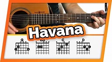 Havana Guitar Tutorial (Camila Cabello) Easy Chords Guitar Lesson - YouTube