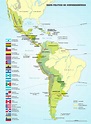 Mapa_politico_de_Hispanoamerica | Hispanoamérica Unida