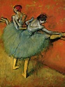 Edgar Degas - Tänzerinnen an der Stange (Dancers at the Barre) [ca ...