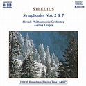 Sibelius: Symphonies Nos. 2 and 7 - CD | Opus3a