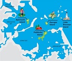 El puerto de Boston mapa - Mapa de las islas del puerto de Boston ...
