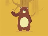Dancing Bear- Animated GIF :: Behance