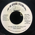 Paul Karas - I'd Like To Be You For A Day (1977, Vinyl) | Discogs