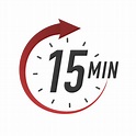Icon 15 minutes timer color style 7655415 Vector Art at Vecteezy