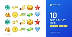 Download Game Currency Icon pack Available in SVG, PNG & Icon Fonts