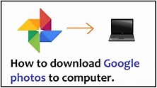 how to download google photos to computer - YouTube