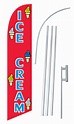 Ice Cream Feather Flags Kit — screengemsinc