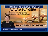 TV EBD | PANORAMA DA REVISTA CPAD CLASSE ADULTOS 1° TRIMESTRE DE 2023 ...