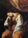 Mary Magdalene as Melancholy Painting by Artemisia Gentileschi