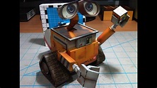 El Robot Wall- e Papercraft Gratis + Tutorial de como armarlo Parte 1 ...