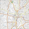 Atlanta Georgia Map Cities - Allina Madeline